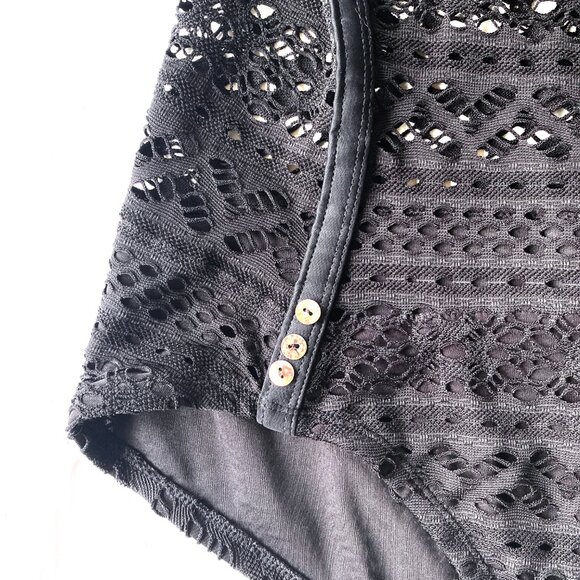 Lookbook Store Lace One Piece Swimsuit Size 12 - Picture 6 of 11